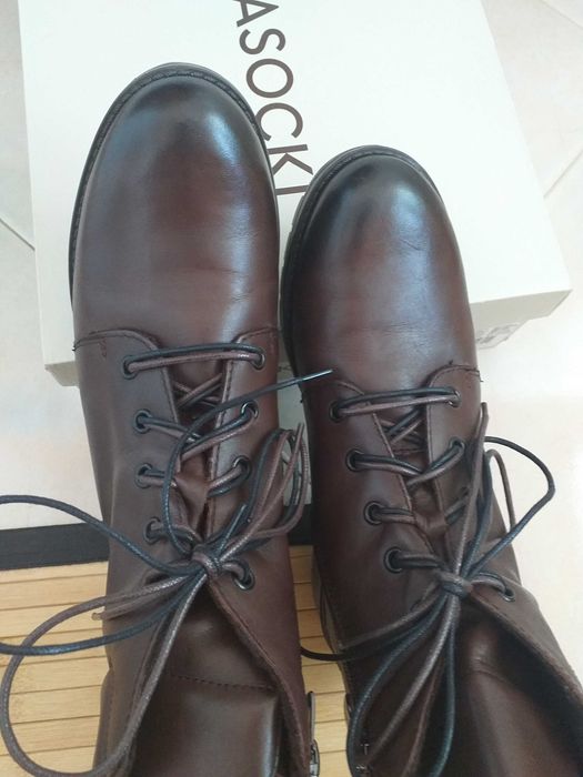 Дамски кожени боти