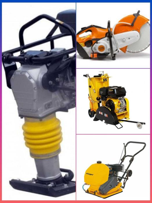 Inchiriez Mai compactor, Picior, berbec, Drujba beton, diverse scule