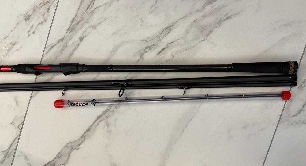 Vand lanseta Trabuco Trinis 4.20m - 160gr + Mulineta Trabuco Inspiron Feeder 6500