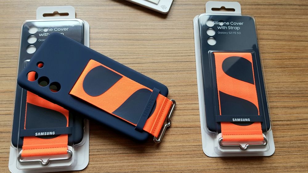Husa Silicon Strap Originala Samsung Galaxy S21 FE Noua!Protectie!