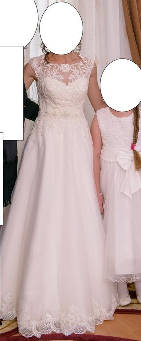 Rochie de mireasa ivory A-line, Casa Tania, Cluj-Napoca
