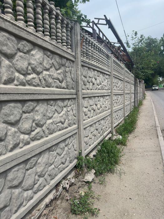 Бетонные заборы!