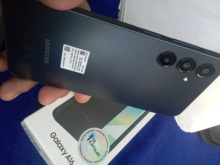 Samsung A16 Sotiladi Yangi pachka telefon Bonusga+ yangi chexoli128 GB