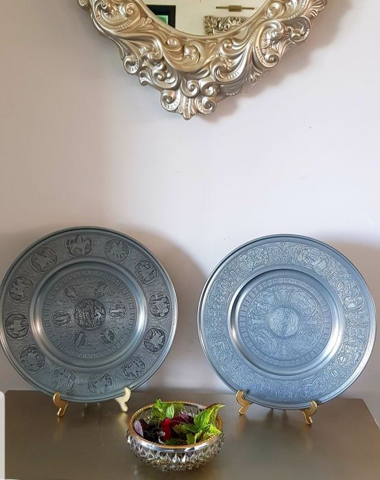 Oglindă/decoratiuni vechi cu ramă din lemn masiv