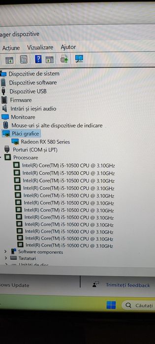 Unitate pc,intel i5,gen.10, rx580, 8gb gddr5 video,nvm1 tb, sursa 850w