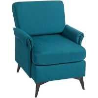 Fotoliu Modern comfortabil , verde , HOMCOM