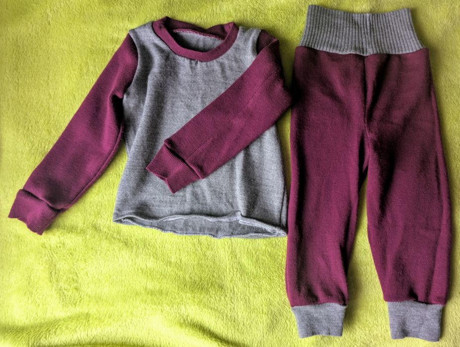 Мерино бебешки комплект, размер 86