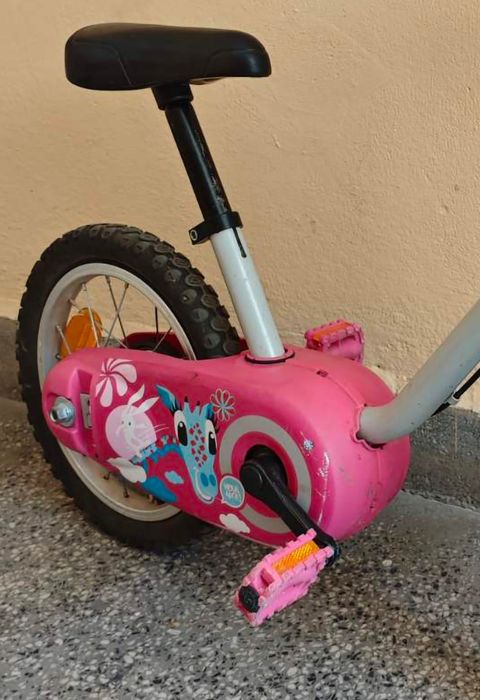 B'TWIN Детско колело Giraf 14" на Декатлон, за Момиче 3-5 години