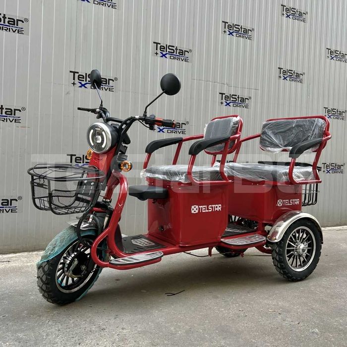 Електрическа триколка 1400W триместна. Каяк с ел. мотор