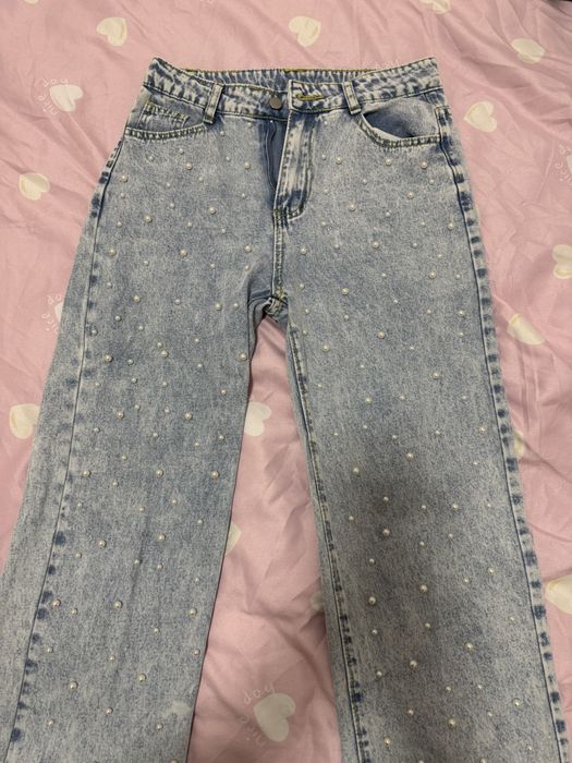 Дънки с перли С р-р