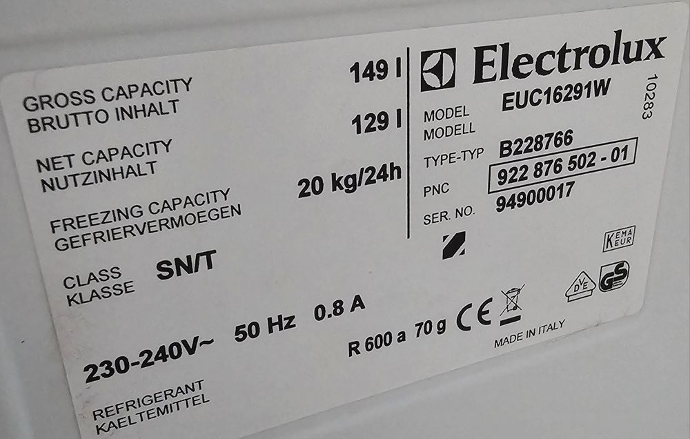 Фризер ELECTROLUX