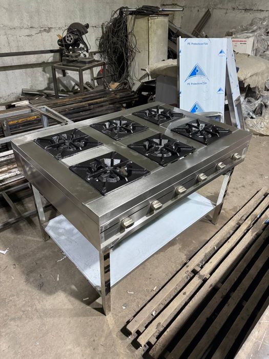 Газ плиты из нержавейки