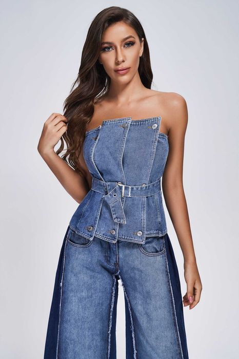 Дънков топ Bella Barnett S