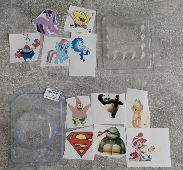 Формы для мыла под водорастворимую картинку