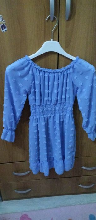 Детска  синя рокля