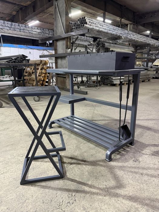 Мангал в стиле лофт