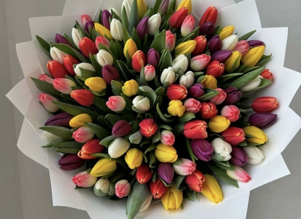 Тюльпаны к 8 марту