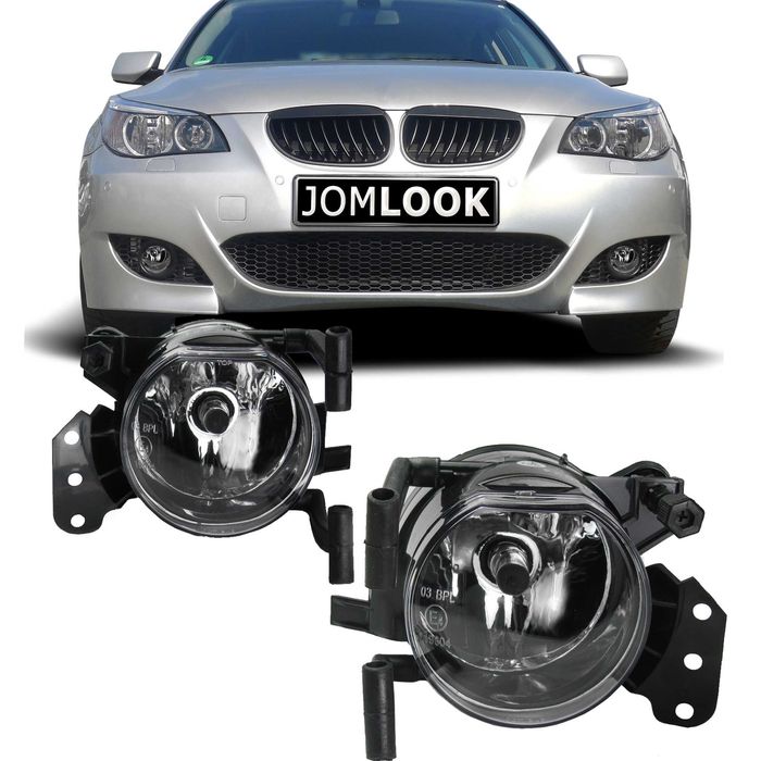 Proiectoare faruri ceata BMW E90 E91 E60 E61 E63 E64 bara M clar NOU