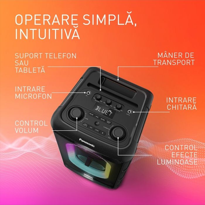 Boxa Portabilă Panasonic SC-BMAX10, 150W , Sigilată  Garanție 2 Ani