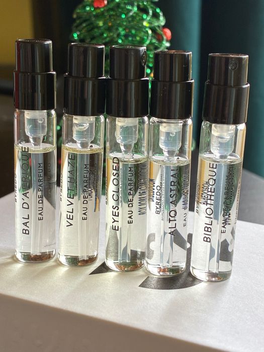 BYREDO миниатюри 2мл Bal dAfrique Velvet Haze Eyes Closed Bibliotheque