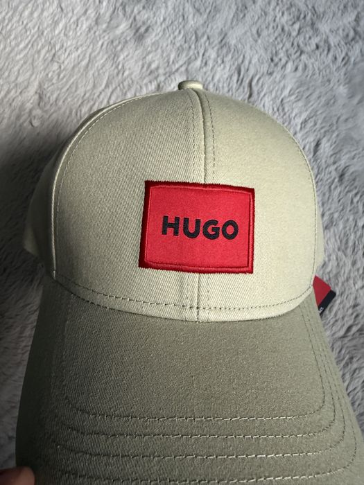 Hugo Men X sapca unisex culoare verde deschis cu logo rosu marimea universala noua originala