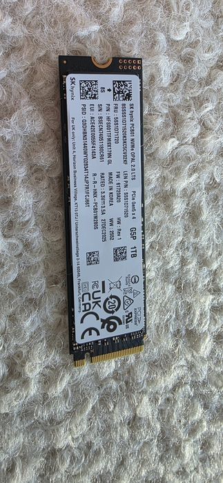 SSD  1TB nvme PCIe
