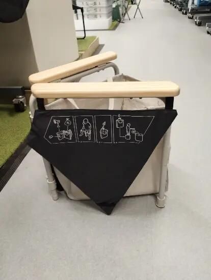 Toaletă Uscată Pliabilă Camping Bej - No - produs resigilat Decathlon