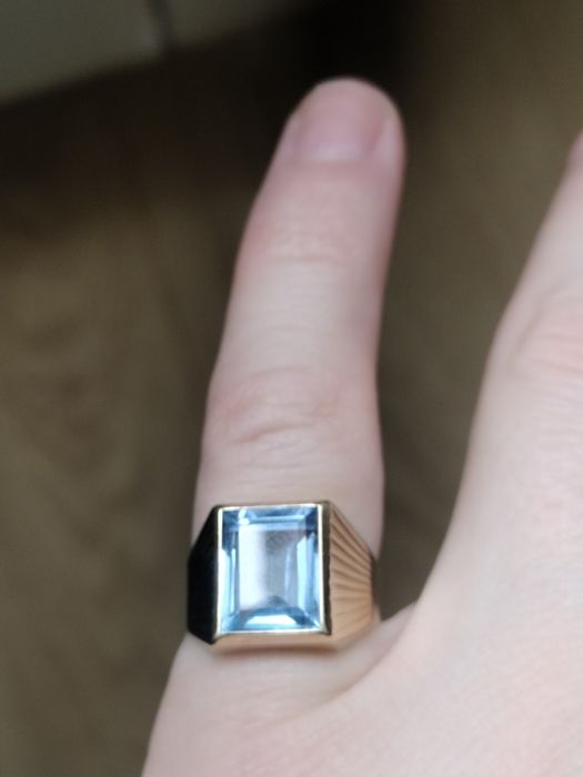 Inel aur 8k Spinel