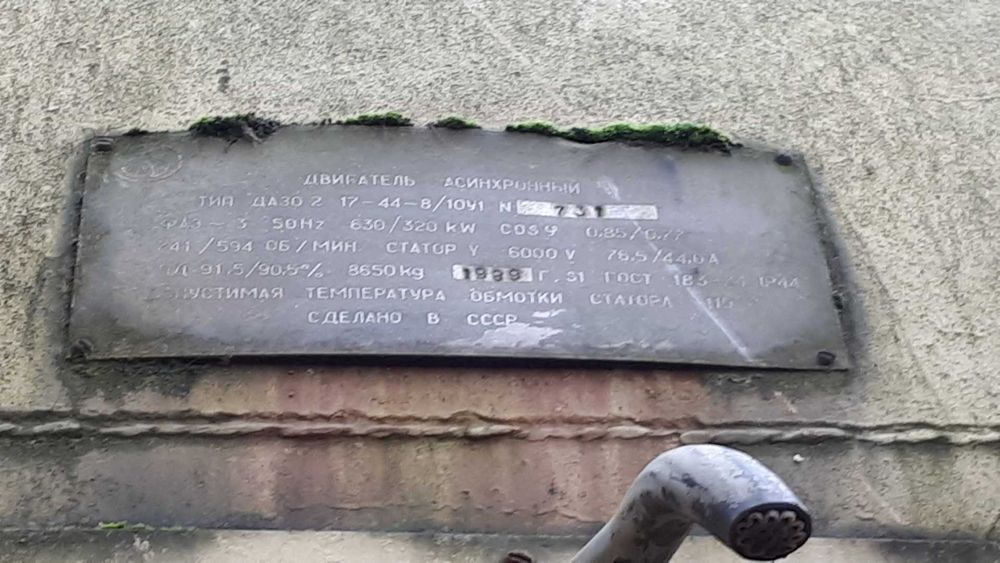 Электродвигатель ДАЗО2-17-44-8/10У1 630 кВт