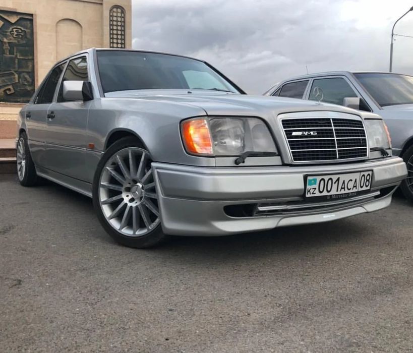 Бампер Мерс 124 , тюнинг ешка спойлер, AMG gen2