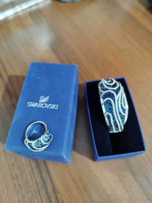 Swarovski браслет и кольцо