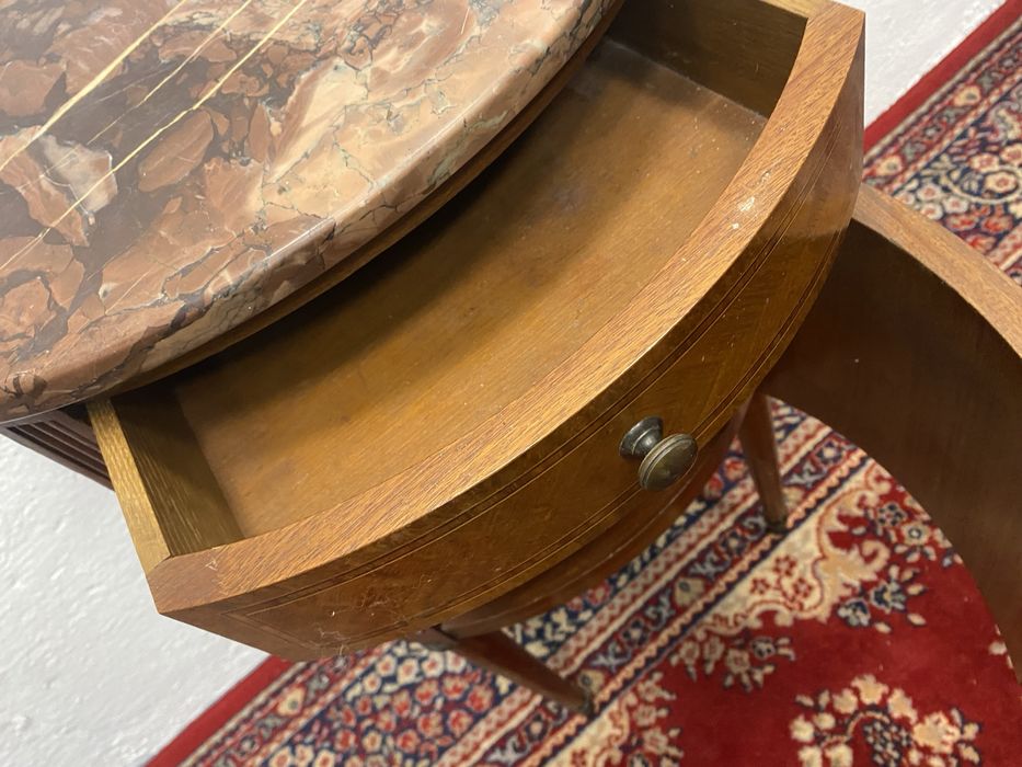 Френско конзолно шкафче конзола с плот от мрамор