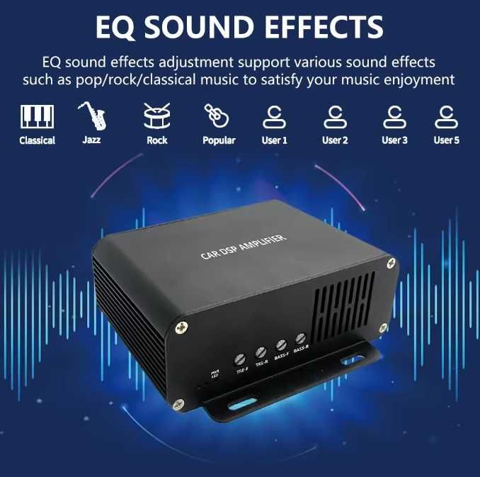 DSP аудио усилвател за автомобил, 375