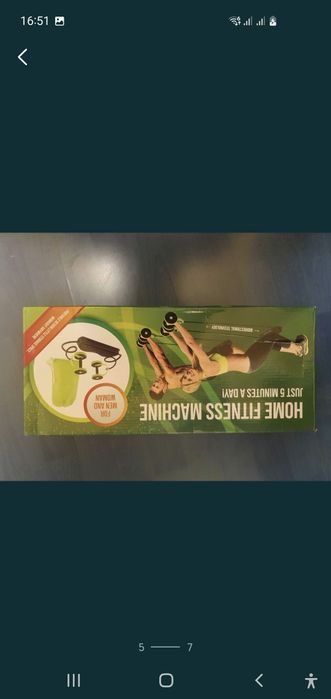 Aparat pentru gimnastica/fitness,  nou în cutie