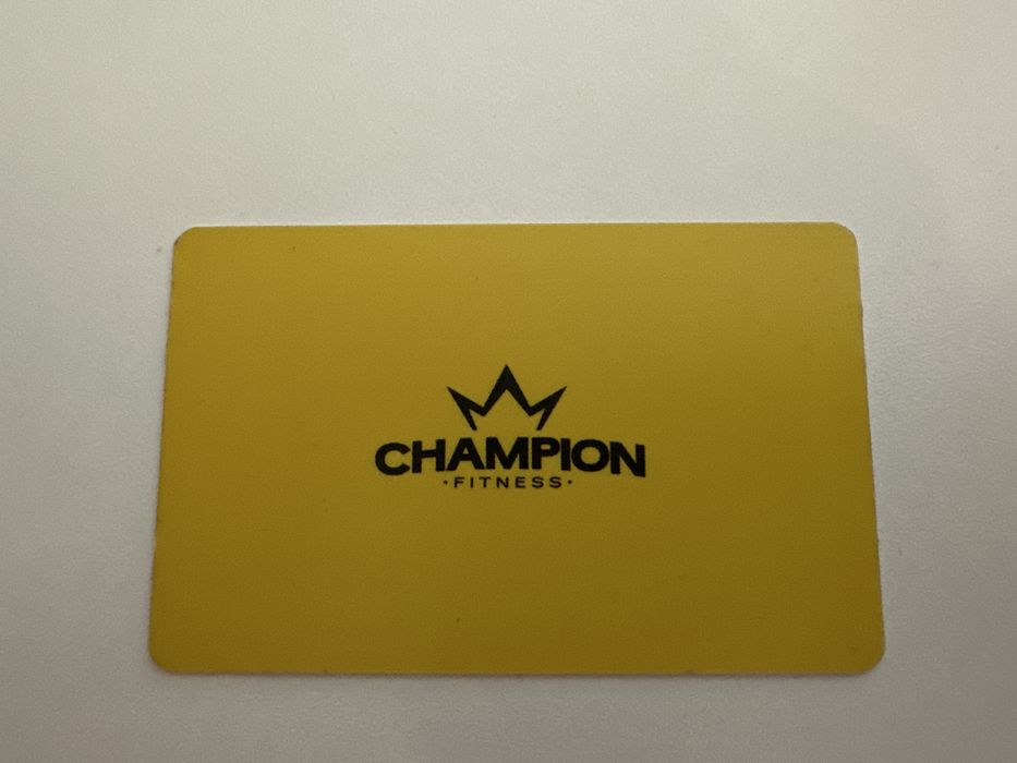 Продам абонемент Champion Fitness
