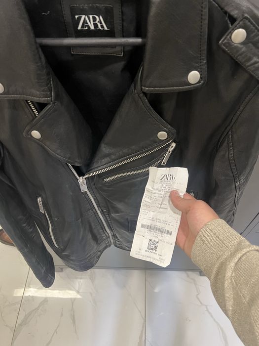 Кожено Яке ZARA - чисто ново , два пъти обличано с касова белешка