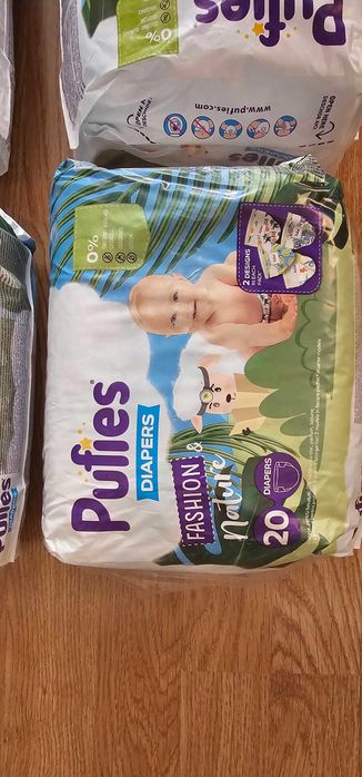 Гащички пелени Puffies+гащички за плуване Huggies+пелени Little Angels