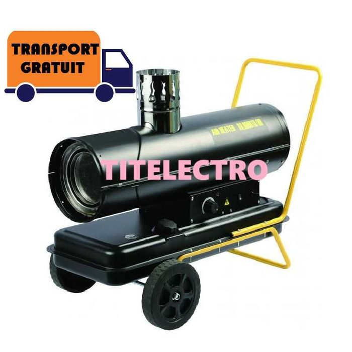 Tun caldura motorina PRO 20kW I-Diesel aeroterma cu cos de fum