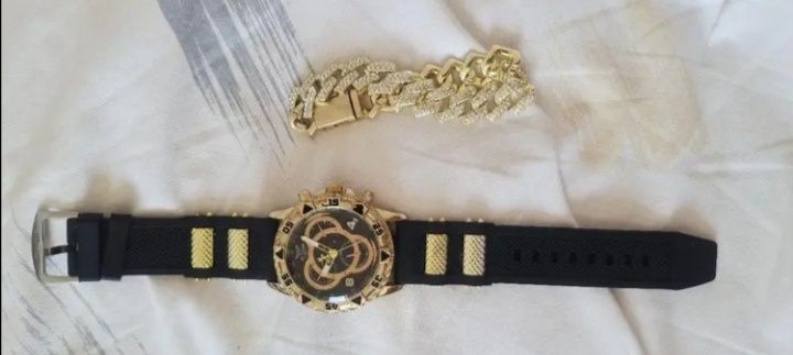 Ceas si bratara noi, ideal pentru cadou