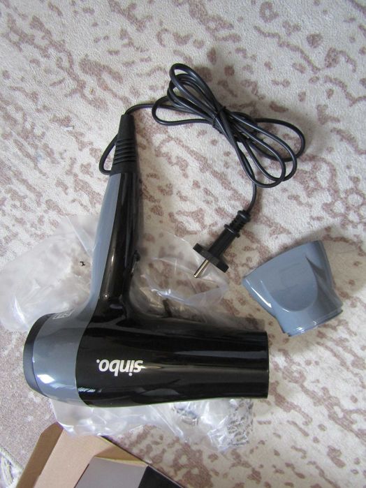 сешоар SINBO черен/сив