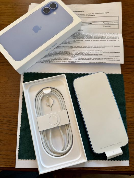 Iphone 17 Mist Blue 256GB Нов Гаранция 36м