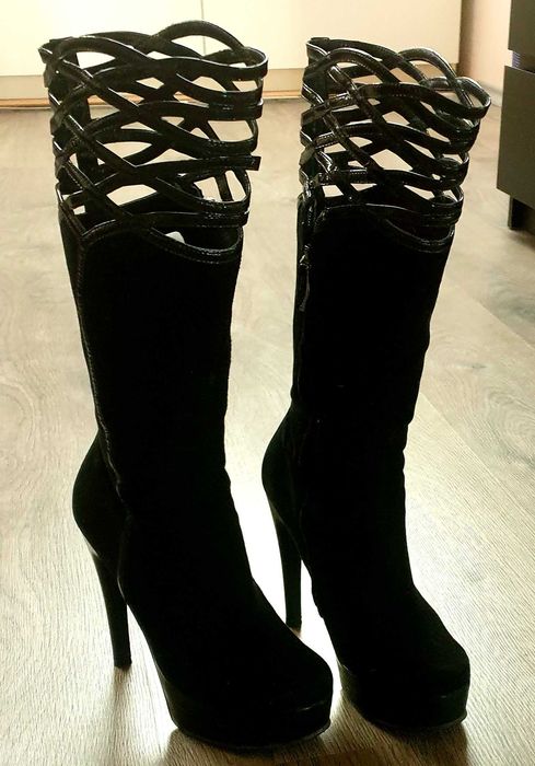 Дамски ботуши нови и малко използвани