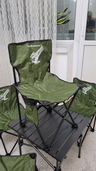 Туристический стол с 4-я стульями Camping