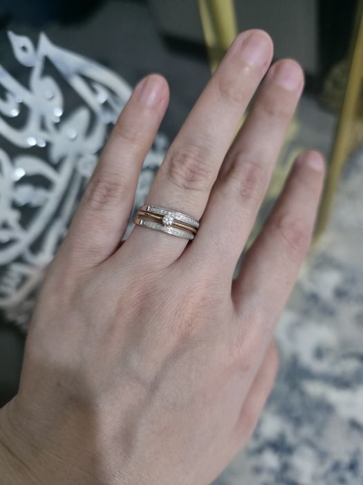 Золотые кольца с бриллиантами