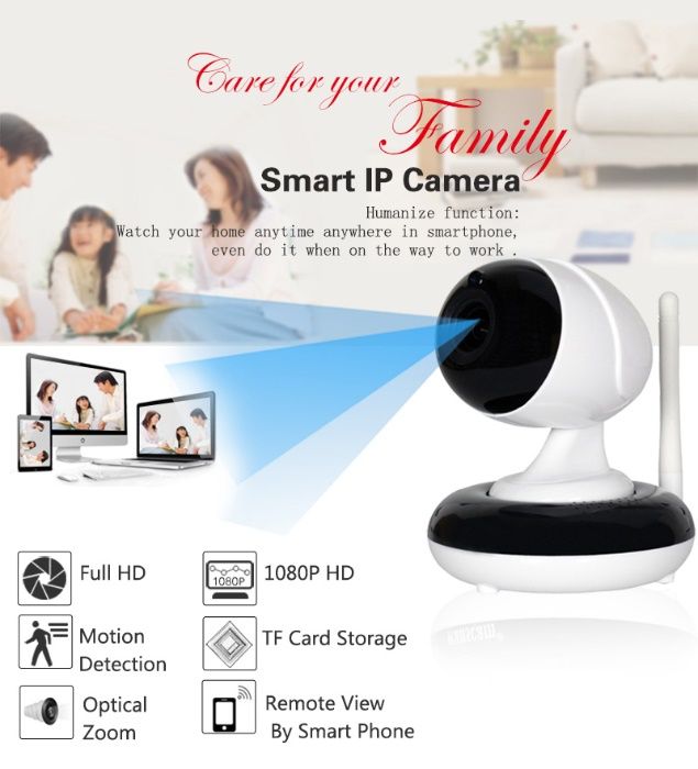 Full HD, WIFI, 3х optical PTZ камера