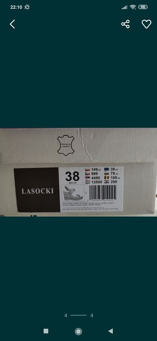 Sandale Lasocki Nr 38