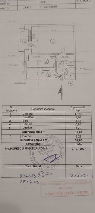 Garsoniera 35 mp, Titan, metrou 1 Decembrie 1918