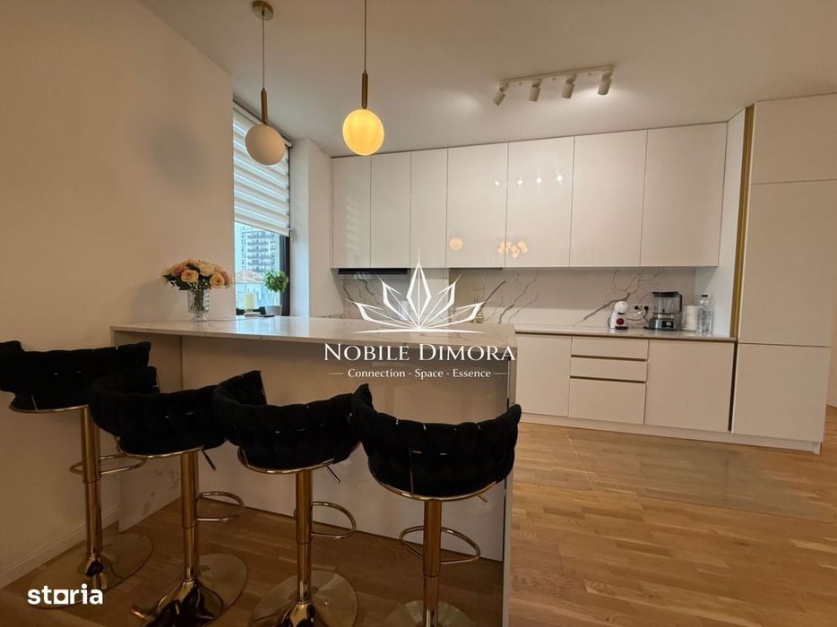 ISHO - Apartament cu 4 camere de lux, 2 bai, 2 balcoane, parcare priva