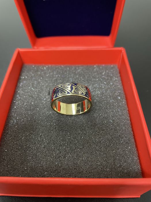 Кольцо золотое 585 пробы. Желтое золото.