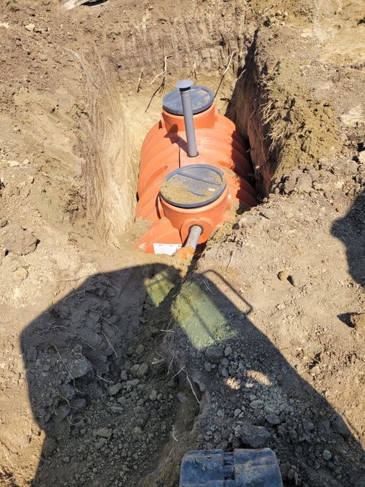 Fose Fosa septica ecologica Fibra de sticla Montaj Fosa septica  beci